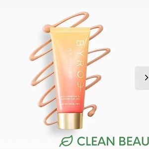 BYROE Peach Kombucha Tea Clay Mask